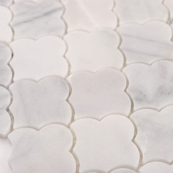 Carrara White  Cloud Natural Stone Mosaic Tiles