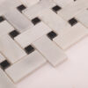 Carrara White Basketweave Marble Mosaic Wall and Floor Tiles