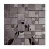 Black Metal Glossy and Metee Modular Mosaic Tiles