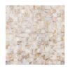 Beige Wart Mother Of Pearl Tight Joints Square Mosaic Tile