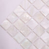 White Natural Shell Square Nacre Mosaic Tiles