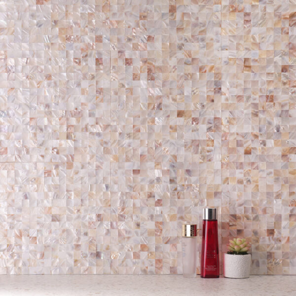 Natural Mother Of Pearl Tight Joints Square Mosaic Tile