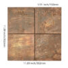 Antique Copper Big Square Wall Tile
