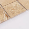 Beige Limestone Square Mosaic Tile for Natural Wall and Floor Design