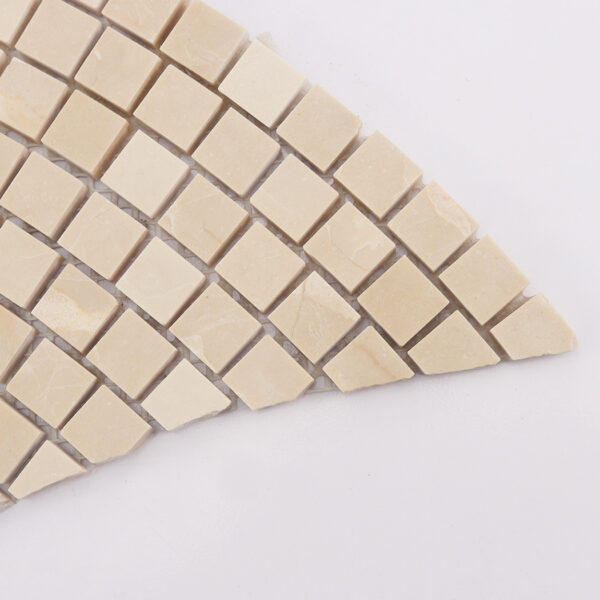 Beige Fish Scale Marble Mosaic Elegant Wall and Floor Tile