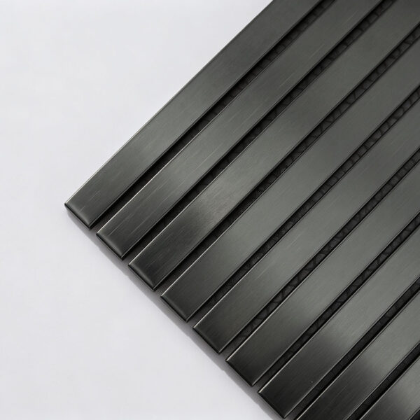Retro Decorative Black Metal Ribbon Kitchen Backsplash Bathroom and Restroom Tile
