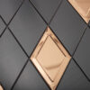 Black-Rose-Gold-Diamond-Metal-Mosaic-Tile-Texture Black Rose Gold Diamond Metal Tile