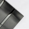 Industrial Black Groutless Metal Striped Shower Washroom Wall Tiles