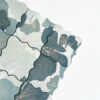 Blue-Silver-Floral-Aluminum-Mosaic-Tile-Corner-Detail Blue Silver Floral Aluminum Decorative Tile