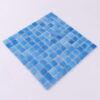 Blue Square Recycled Glass Mosaic Pool Tile