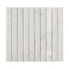 Carrara White Fluted Marble Kit Kat Tile Kitchen Backsplash and Bathroom Wall Mosaic