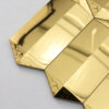 Gold Mirror Picket Beveled Stainless Steel Wall Mosaic Tile