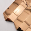 Rose Gold Mirror Stainless Steel Picket Beveled Mosaic Tile