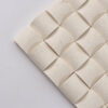 Cream 3D Square Limestone Wall Tile