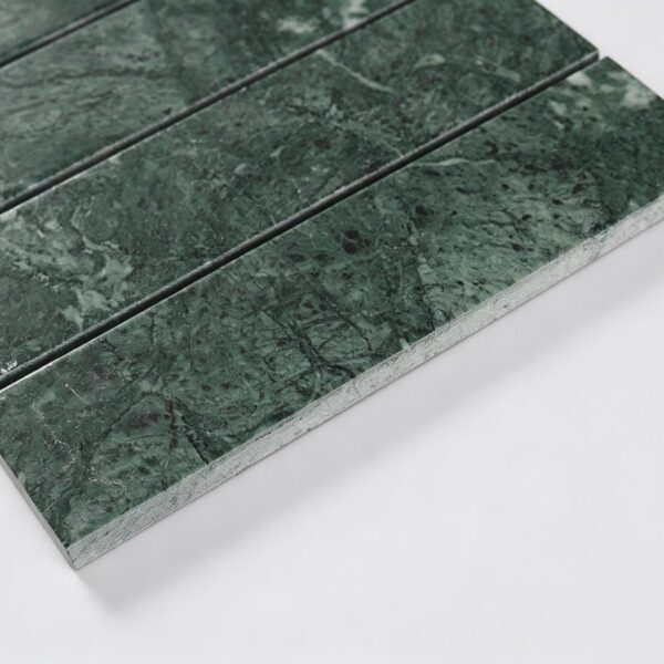 Forest Green Marble Rectangular Tile Kitchen Backsplash Mosaic
