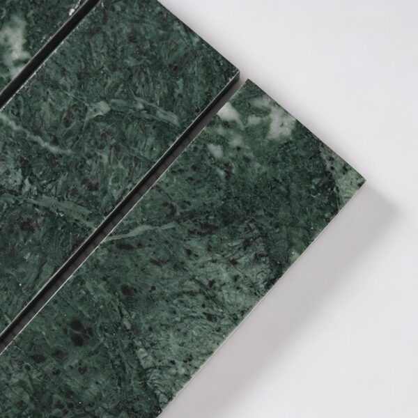 Forest Green Marble Rectangular Tile Kitchen Backsplash Mosaic