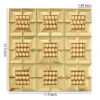 Mirror Chevron Wall Mosaic With Metal and Glass Gold 3D Tiles