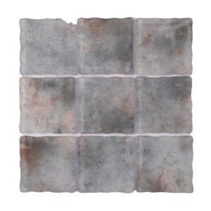 Gray Beige Wavy Glass Mosaic Tile for Rustic Bathrooms, Shower Walls and Kitchen Backsplash