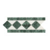 Green White Marble Mosaic Border Tile