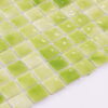 Lime Green Square Recycled Glass Pool Tile