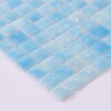 Light Blue Square Recycled Glass Swimming Pool Tile