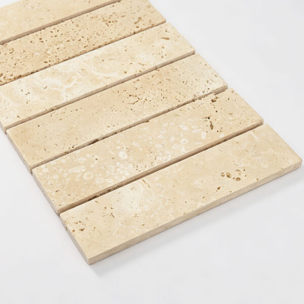 Beige Travertine Strip Floor Tile