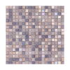 Lavender Purple Glass Mixed Mini Mosaic Tile