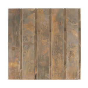 Retro Aged Copper Ornamental Vertical Kitchen Wall Backsplash Tile