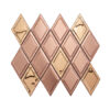 Rose Gold Diamond Stainless Steel Mosaic Tile