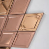 Rose Gold Diamond Stainless Steel Mosaic Tile