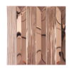 Rose-gold-vertical-striped-metal-mosaic-tile-front-view Rose Gold Stainless Steel Vertical Subway Metal Tile