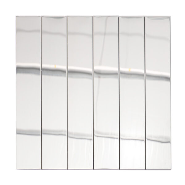 Silver Mirror Stainless Steel Long Strip Mosaic Wall Tile