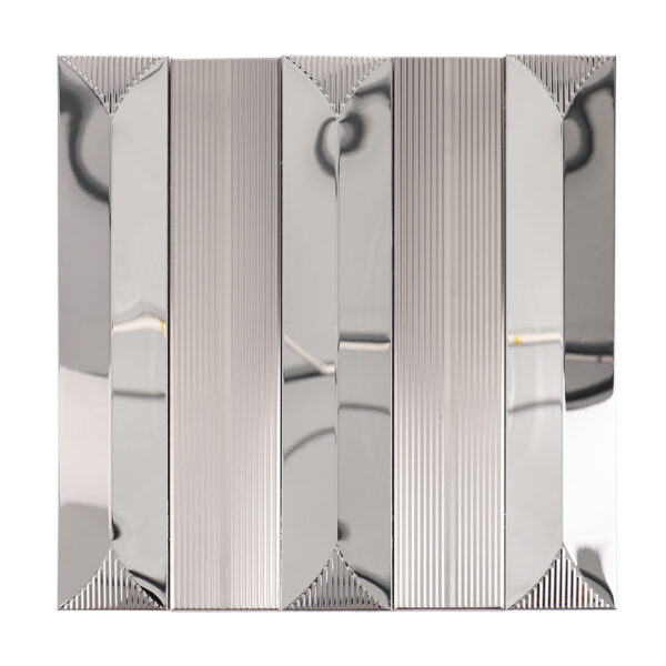 Silver-stainless-steel-tile-front-view Silver Stainless Steel Long Subway Mosaic Wall Tile