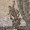 Vintage-Garden-Statue-Mosaic-Detail European Garden Vintage Handmade Glass Mosaic Mural Tile