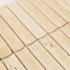 Beige Travertine Stacked Fluted Natural Marble Mosaic Wall Tile
