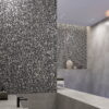 bfca5314b2154420be410a4dff0b35c4 Dark Grey Gold Poil Mixed Micro Glass Mosaic Picket Tiles