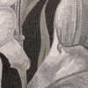 black-and-white-floral-mosaic-mural-detail White Lily Handmade Glass Mosaic Mural Tile