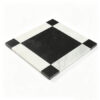 Black and White Square Marble Outdoor Floor Tile
