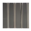 Black Stainless Steel Long Subway Wall Mosaic Tile for Modern Kitchen and Bathroom