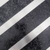 Black Electroplated Stone Metal Tile with Silver Stainless Steel Strips