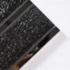 black-tile-bathroom-glitter-mosaic-close-up Industrial Black Glitter Metal Bathroom Mosaic Vertical Shower and Washroom Wall Tiles