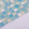 blue-mint-glass-and-white-stone-mosaic-tile-edge-detail Blue Mint Glass and White Stone Mosaic Tile for Pool and Shower Wall