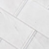 clear-glossy-surface-of-white-marble-pattern-glass-tiles Glossy White Glass Subway Accent Wall Tile
