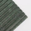 close-up-of-green-marble-pencil-tile-texture Dark Green Fluted Marble Kit Kat Wall Tile Bathroom Mosaic