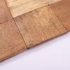 close-up-wood-mosaic-texture Rustic Natural Square Reclaimed Boat Wood Mosaic Tile Panel