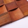 Curved Wave Pattern 3D Wood Mosaic Tile Panel