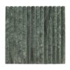 dark-green-marble-kit-kat-mosaic-tile-sheet-top-view Forest Green Marble Vertical Kit Kat Fluted Tile Bathroom and Kitchen Backsplash Mosaic