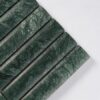 Dark Green Marble Wide Curved Strip Tile