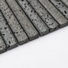 gray-lava-stone-linear-mosaic-tile-edge-detail Gray Lava Stone Linear Mosaic Wall Tile – Modern Textured Stone Design