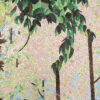 Green Tropical Jungle Glass Mosaic Mural Tile